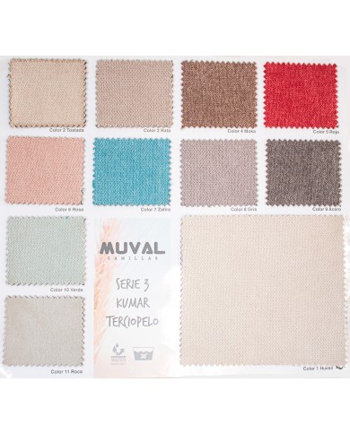 Ropa serie 3 modelo KUMAR terciopelo Medida 100*60*72