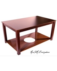 Mesa camilla modelo clasic lacada nogal