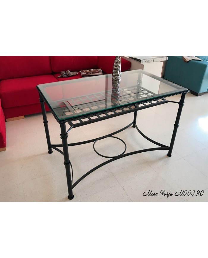 Mesa de forja modelo revistero